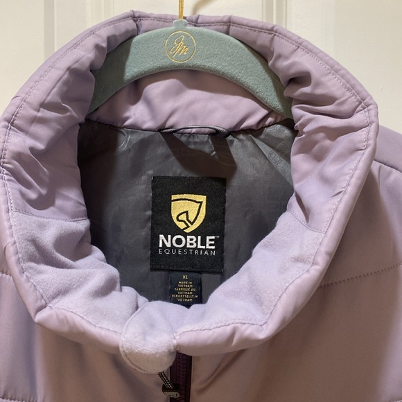 Women's Purple Puffer Vest - Picture 2 of 7